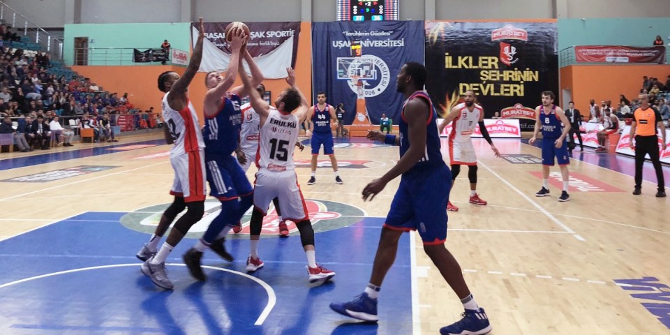 Uşak’tan galibiyet ile dönüyoruz: 81-78