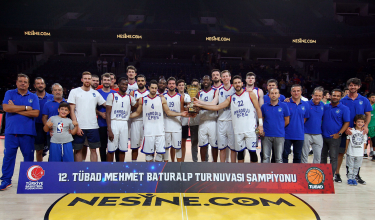 TÜBAD-Mehmet Baturalp Turnuvası'nda şampiyon Anadolu Efes: 88-68