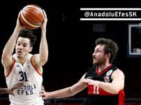 Anadolu Efes - Gaziantep Basketbol :  84 - 96