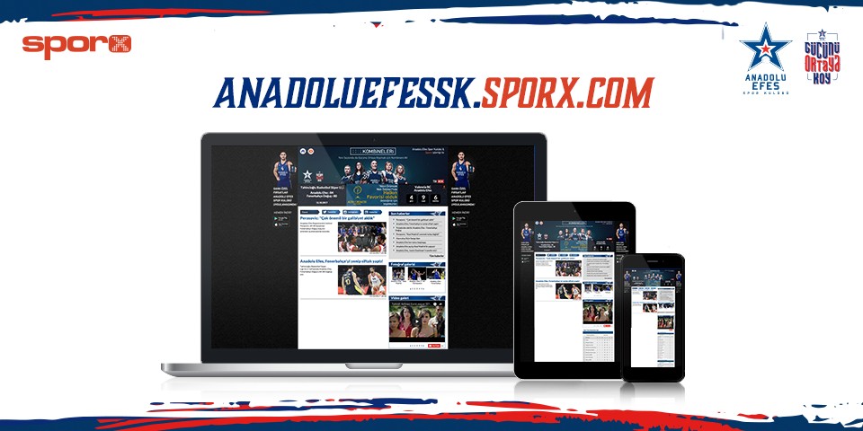 Anadolu Efes Spor Kulübü ile Sporx arasındaki partnerlik anlaşması yenilendi...