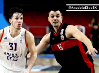 Anadolu Efes: 84 - Gaziantep Basketbol: 96