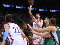 We won the rematch against Zalgiris Kaunas with a point difference: 79-58