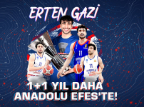 Erten Gazi, 1+1 More Years at Anadolu Efes...