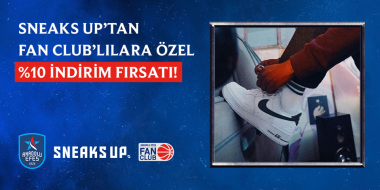 Sneaks Up’tan Fan Club’lılara Özel %10 İndirim!
