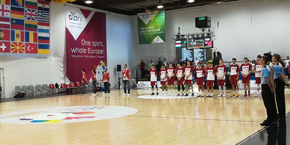 U16 Yıldız Erkek Milli Takımımız, EYOF’ta 2’de 2 yaptı