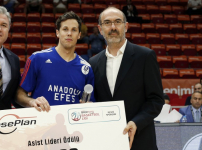 Thomas Heurtel crowned the assist leader of Spor Toto Basketball League...