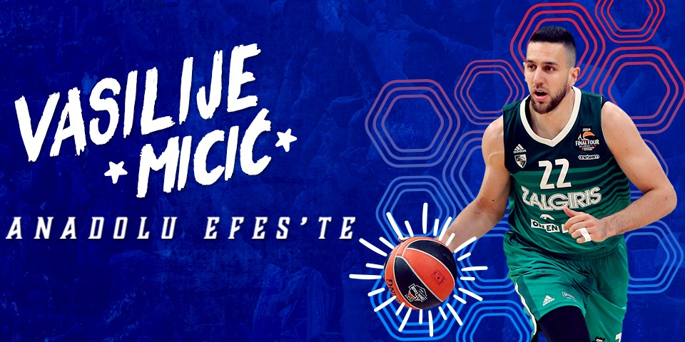 Vasilije Micic Anadolu Efes Te Anadolu Efes Spor Kulubu
