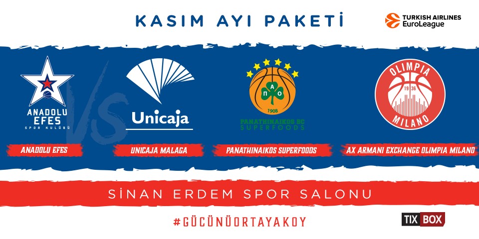Anadolu Efes’ten Kasım Ayı Paket Bilet Kampanyası...