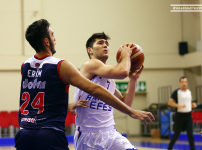 Gençlerimiz çekişmeli maçtan galip ayrıldı: 65-63