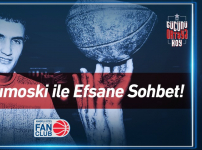 Anadolu Efes taraftarları, efsane oyuncu Petar Naumoski ile basketbol sohbetinde buluşacak...