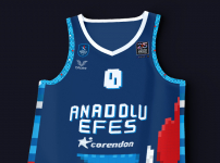Anadolu Efes Spor Kulübü, Turkish Airlines EuroLeague’in 25. Yılına Özel 90’lar Nostalji Forması ile Parkeye Çıktı...