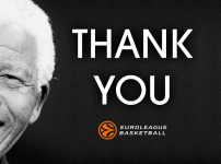 Euroleague Basketball ve Kulüplerinden Nelson Mandela'ya Saygı Mesajı